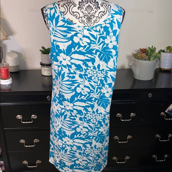 Pineapple Moon Sleeveless Mini Hawaiian Sundress Swim Suit Cover Size Me… - Picture 4 of 7